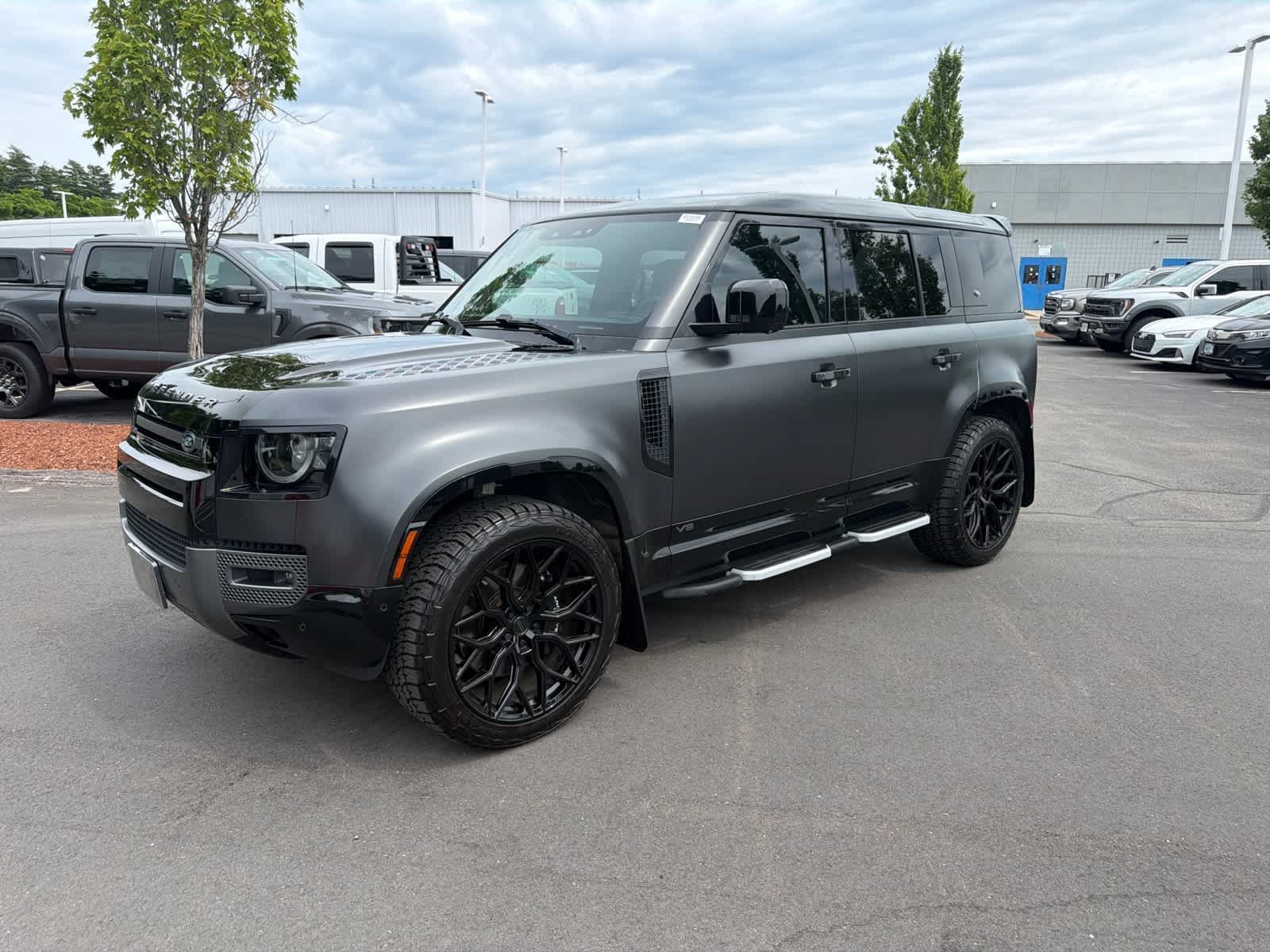 Gray (Carpathian Grey Premium Metallic) 2023 Land Rover Defender SUV / Crossover All-Wheel Drive 8-Speed Automatic