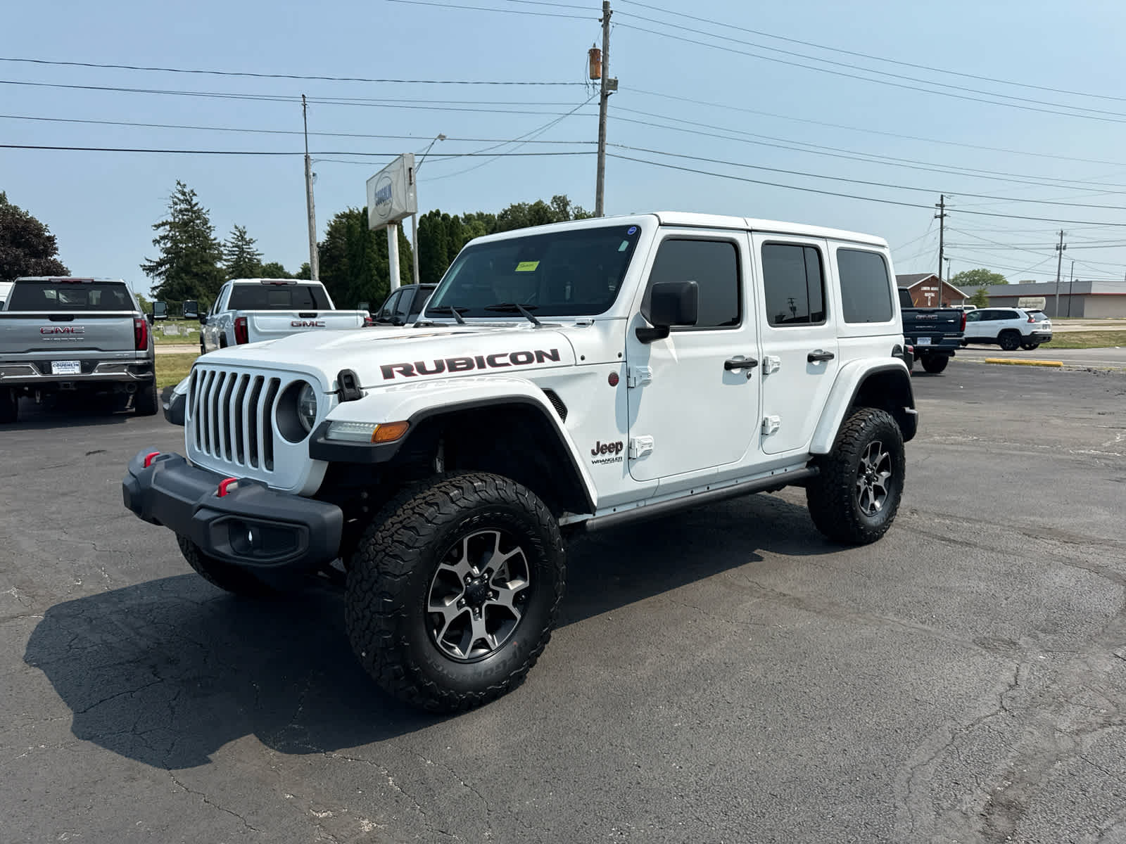 Bright White Clearcoat 2019 Jeep Wrangler SUV / Crossover Four-Wheel Drive 8-Speed Automatic