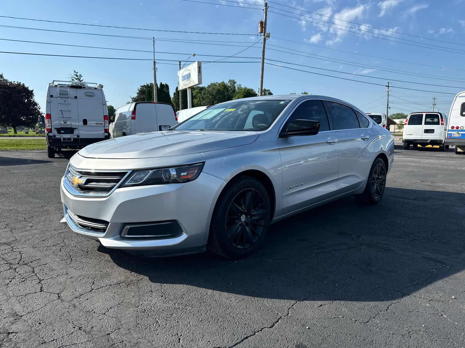 Silver Ice Metallic 2014 Chevrolet Impala LS FWD Sedan Front-Wheel Drive 6-Speed Automatic