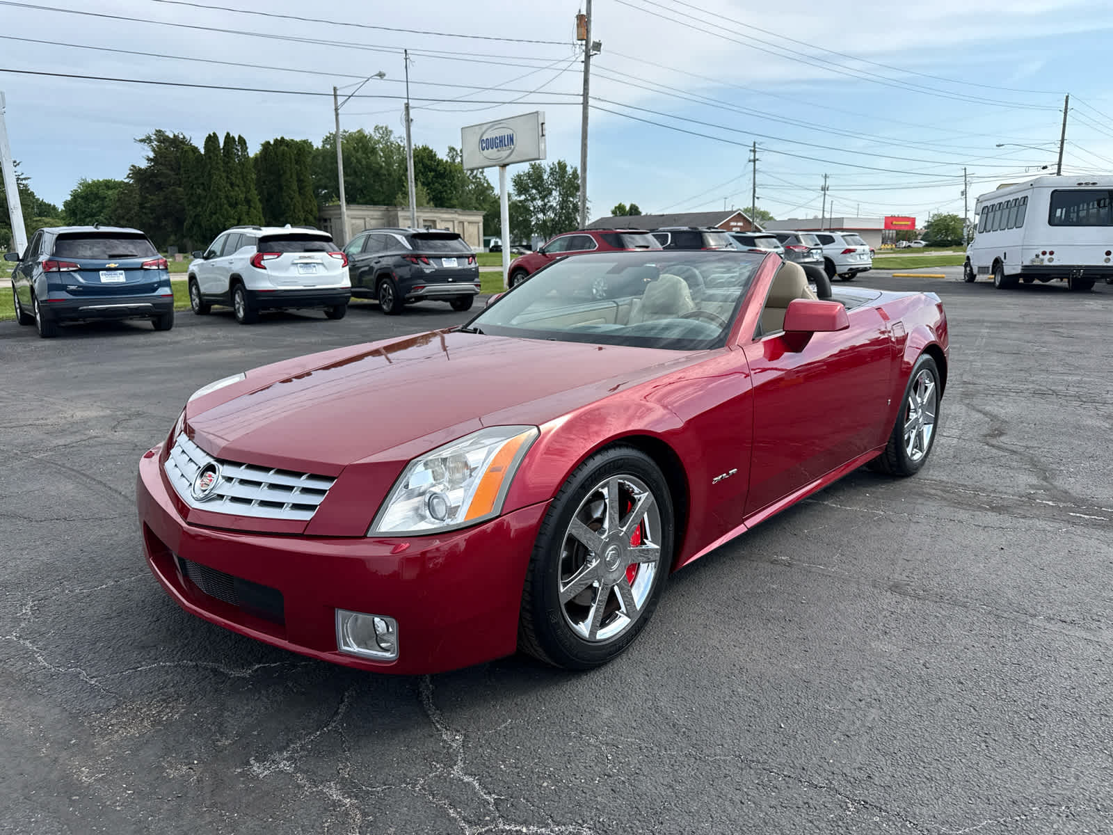 Crystal Red Tintcoat 2008 Cadillac XLR RWD Convertible Rear-Wheel Drive 6-Speed Automatic