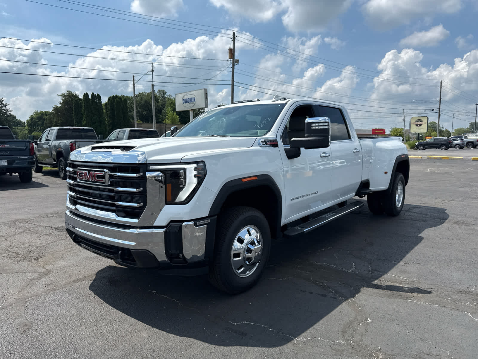 Summit White 2026 GMC Sierra 3500HD Pickup Truck Four-Wheel Drive Automatic