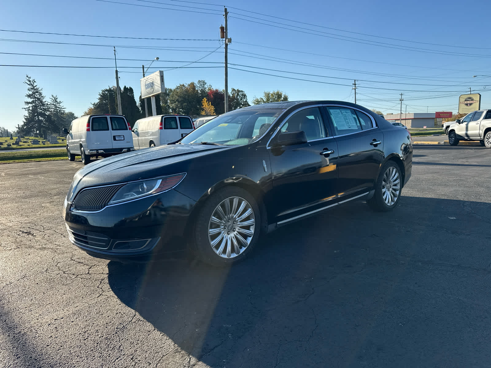 Tuxedo Black 2013 Lincoln MKS Sedan Front-Wheel Drive 6-Speed Automatic