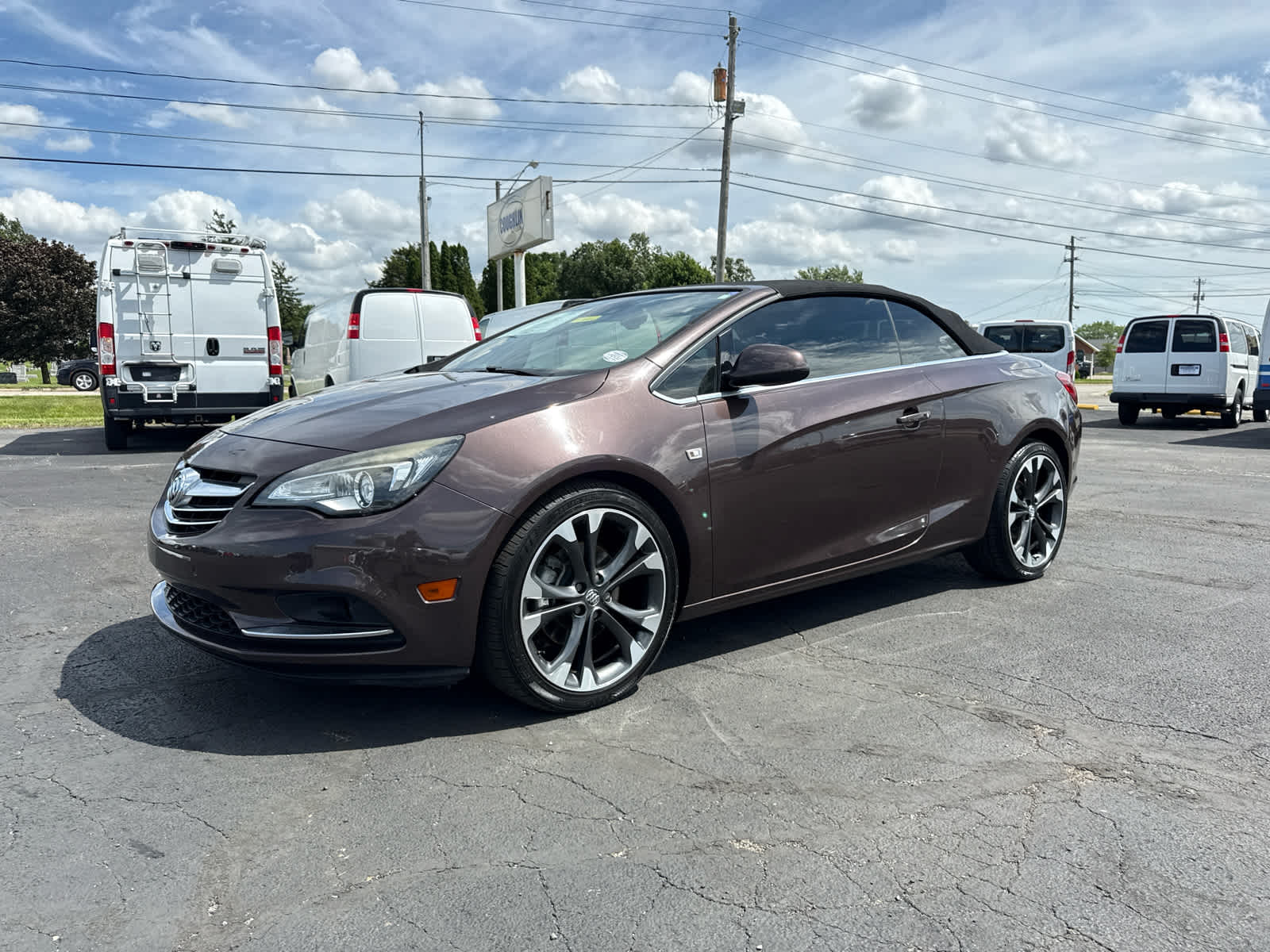 Toasted Coconut Metallic 2016 Buick Cascada Premium FWD Convertible Front-Wheel Drive 6-Speed Automatic