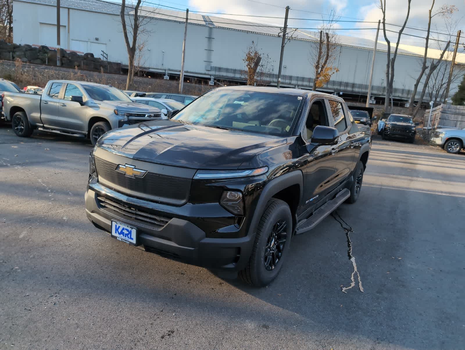 Black 2024 Chevrolet Silverado EV Work Truck with 4WT e4WD Pickup Truck All-Wheel Drive Automatic