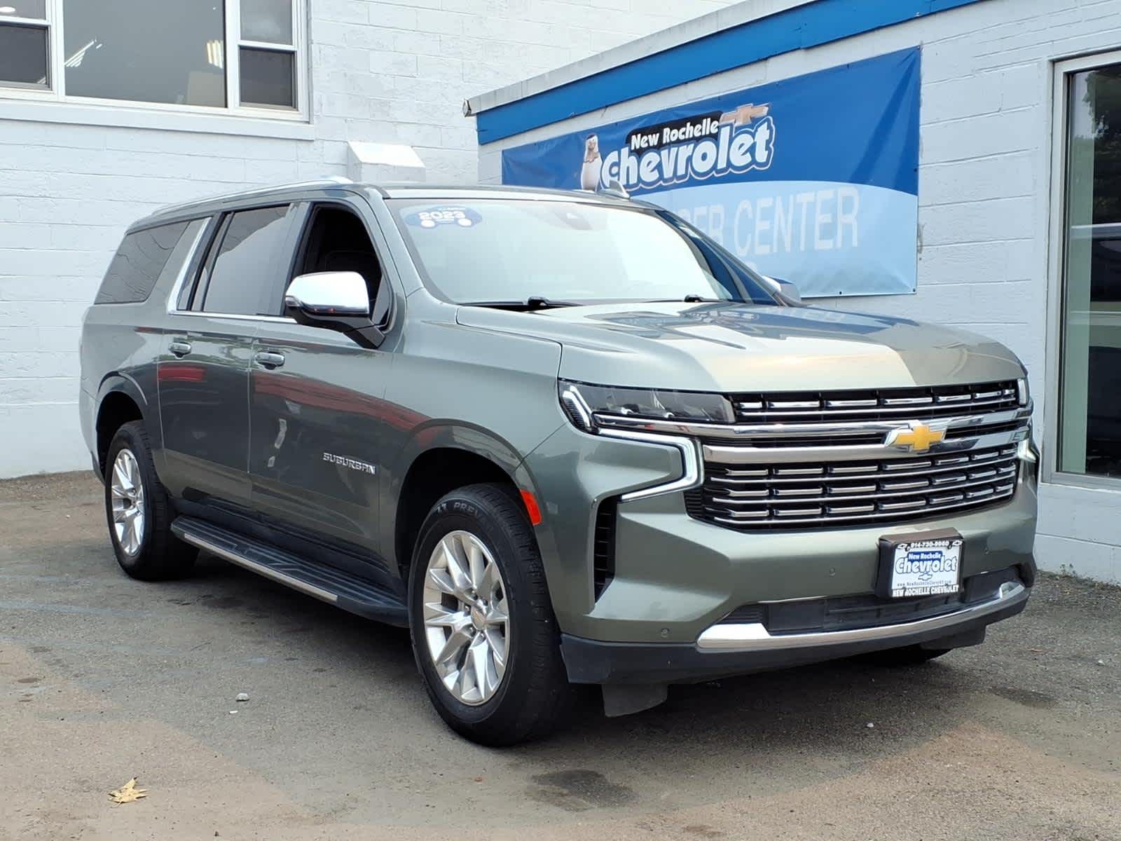 Silver Sage Metallic 2023 Chevrolet Suburban SUV / Crossover Four-Wheel Drive Automatic