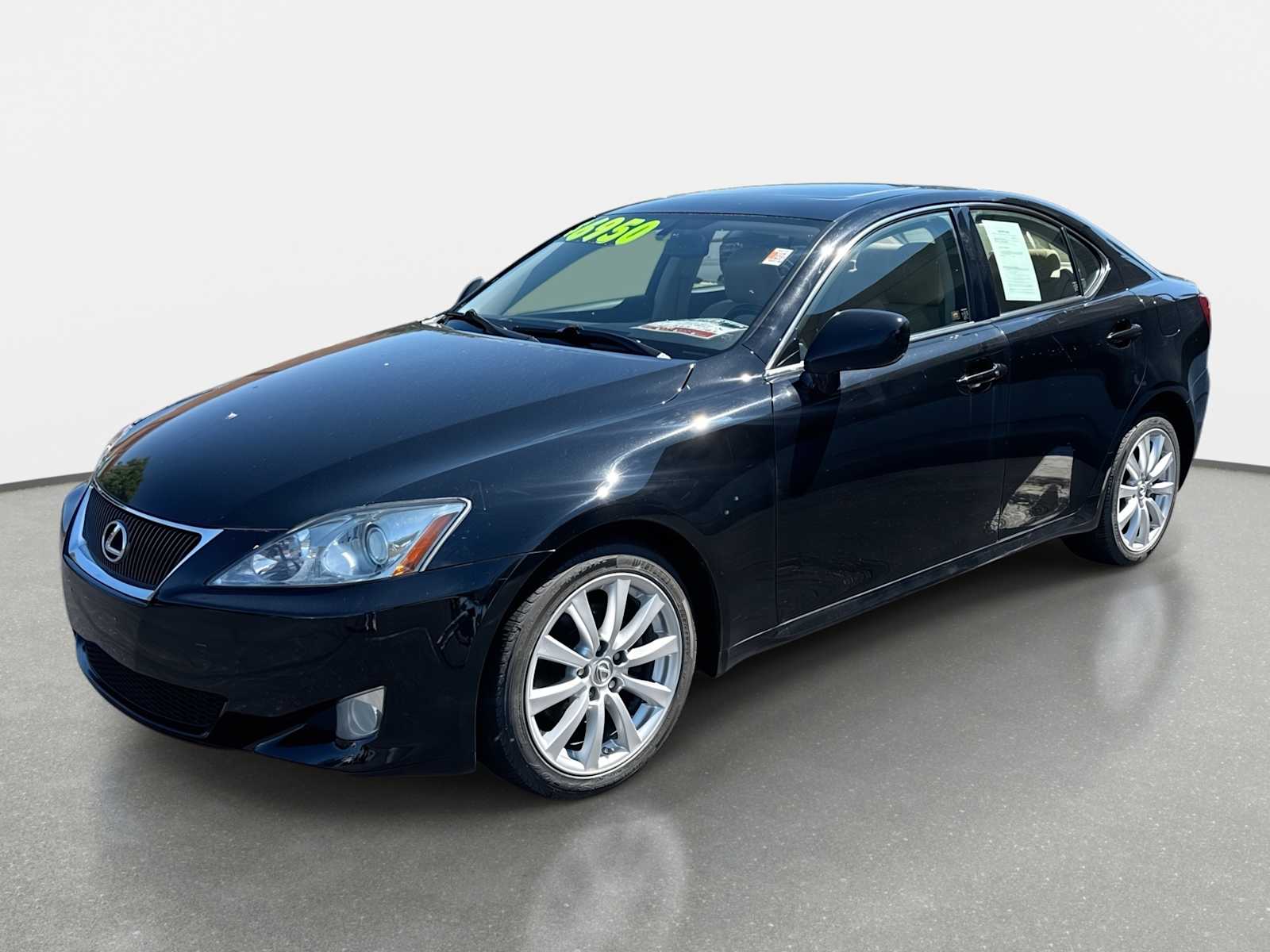 Black (Obsidian) 2008 Lexus IS Sedan All-Wheel Drive 6-Speed Automatic