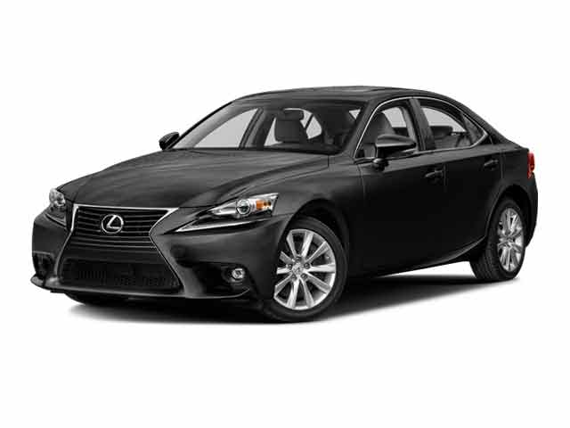 Black (Obsidian) 2016 Lexus IS Sedan All-Wheel Drive 6-Speed Automatic