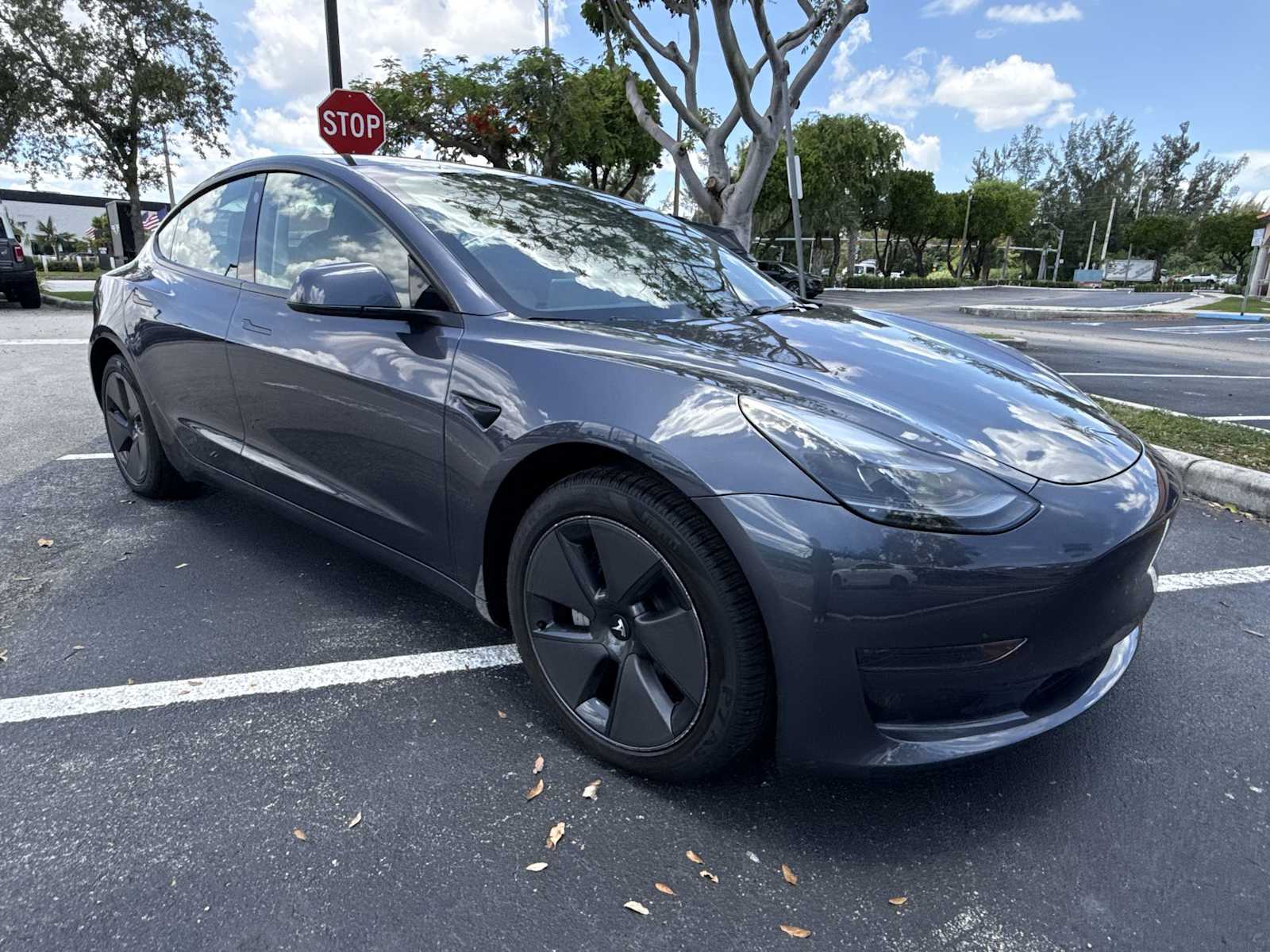 Used 2023 Tesla Model 3 Base with VIN 5YJ3E1EA2PF616185 for sale in Doral, FL
