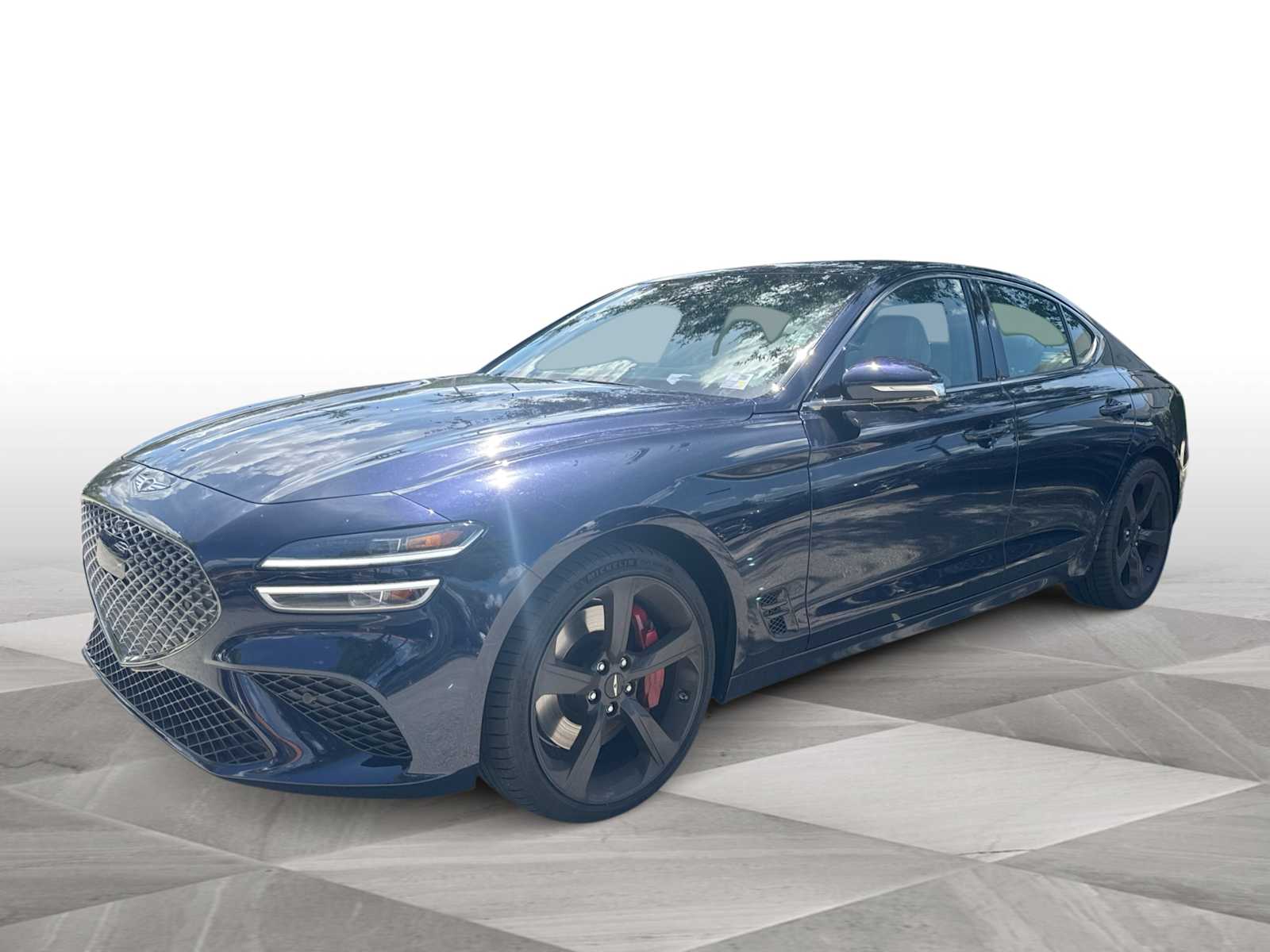 Capri Blue 2026 Genesis G70 Sedan Rear-Wheel Drive 8-Speed Automatic