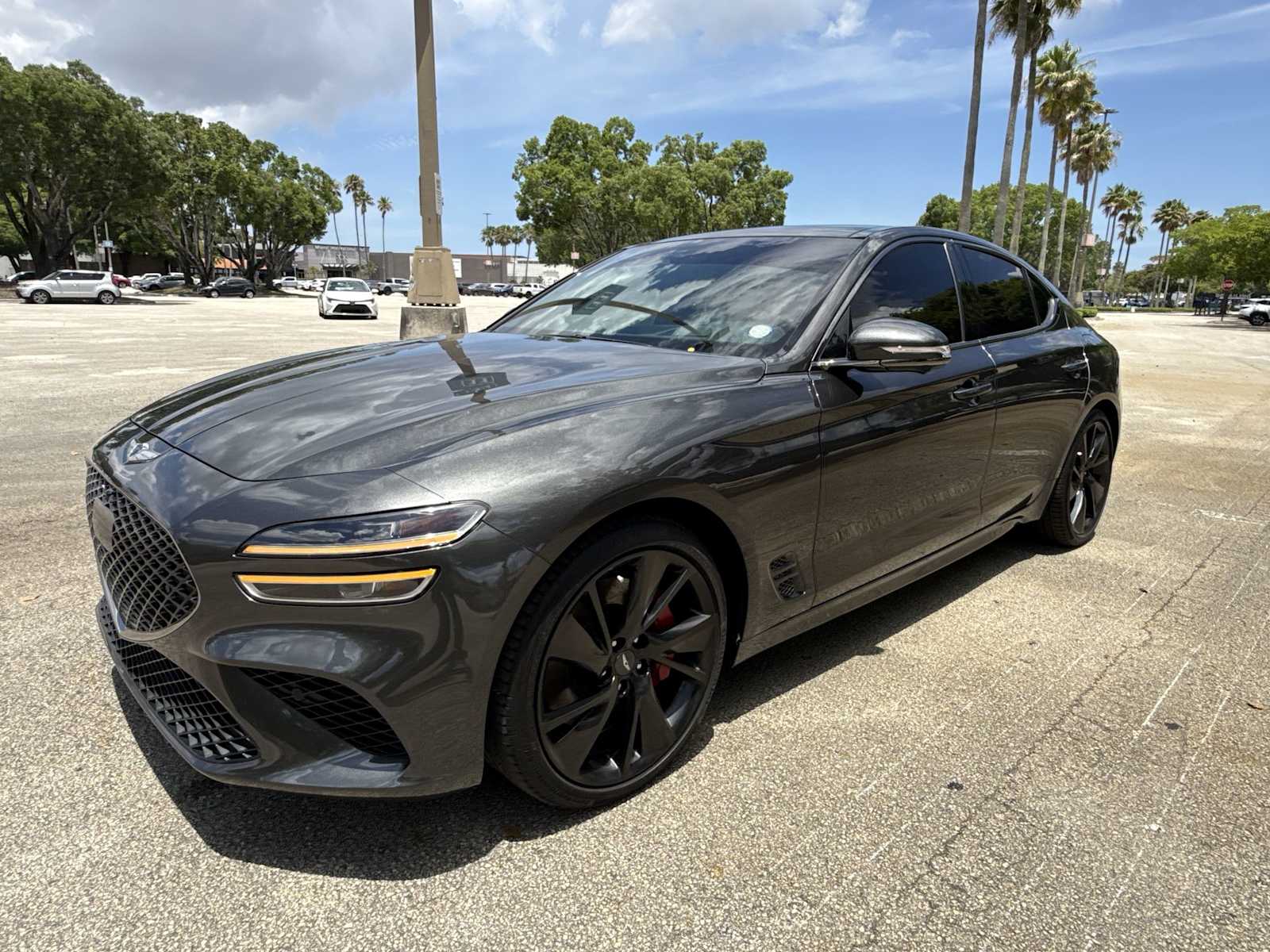 Makalu Gray 2023 Genesis G70 3.3T RWD Sedan Rear-Wheel Drive Automatic