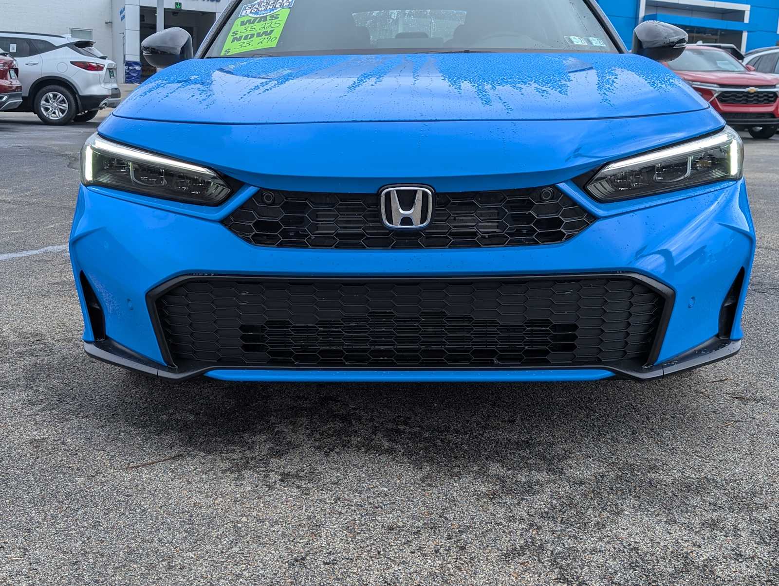 Blue Pearl 2026 Honda Civic Hybrid Hatchback Front-Wheel Drive Continuously Variable Transmission
