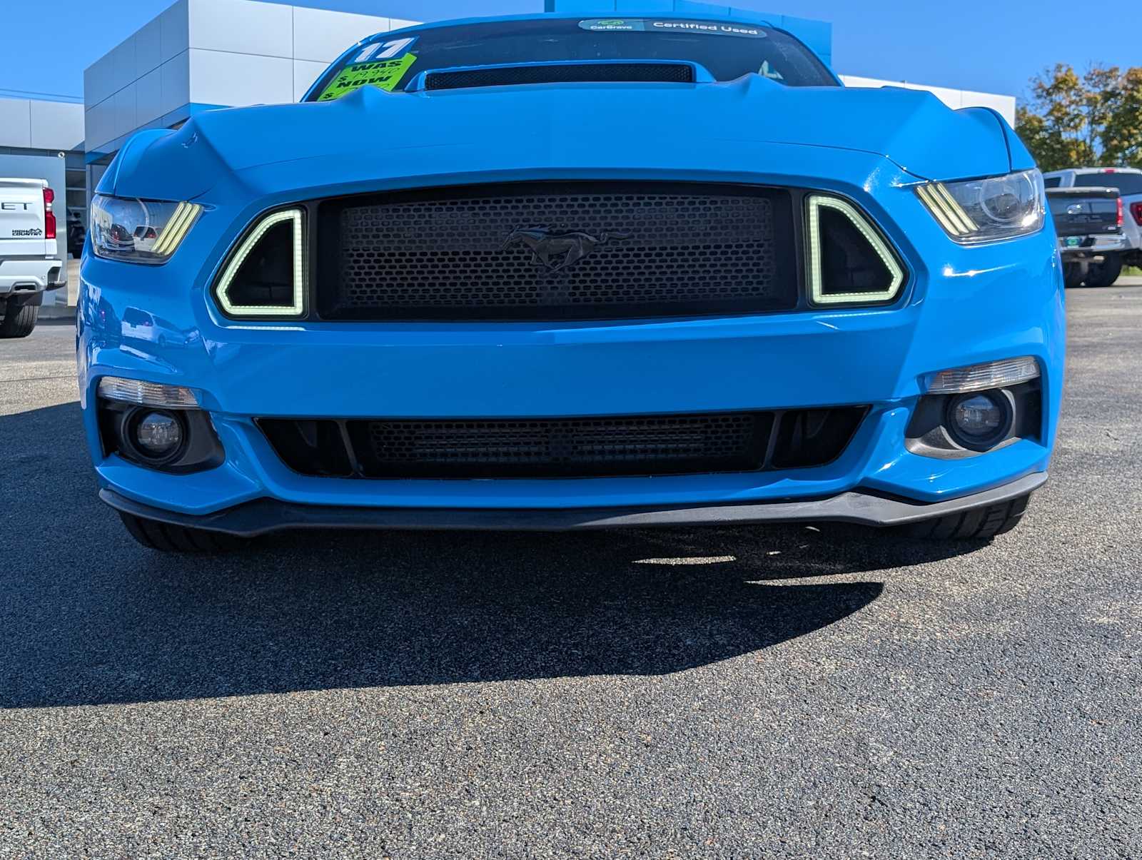Grabber Blue 2017 Ford Mustang Coupe Rear-Wheel Drive 6-Speed Automatic