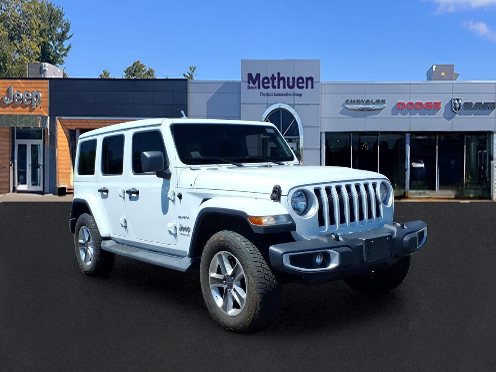 Bright White Clearcoat 2020 Jeep Wrangler SUV / Crossover Four-Wheel Drive 8-Speed Automatic