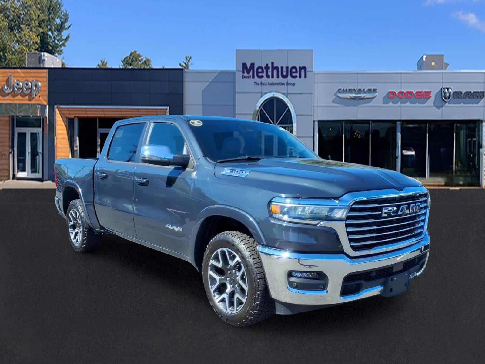 Forged Blue Metallic 2025 RAM 1500 Pickup Truck Four-Wheel Drive 8-Speed Automatic