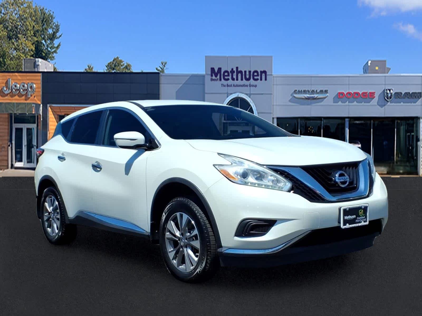 Pearl White 2017 Nissan Murano SUV / Crossover All-Wheel Drive Continuously Variable Transmission