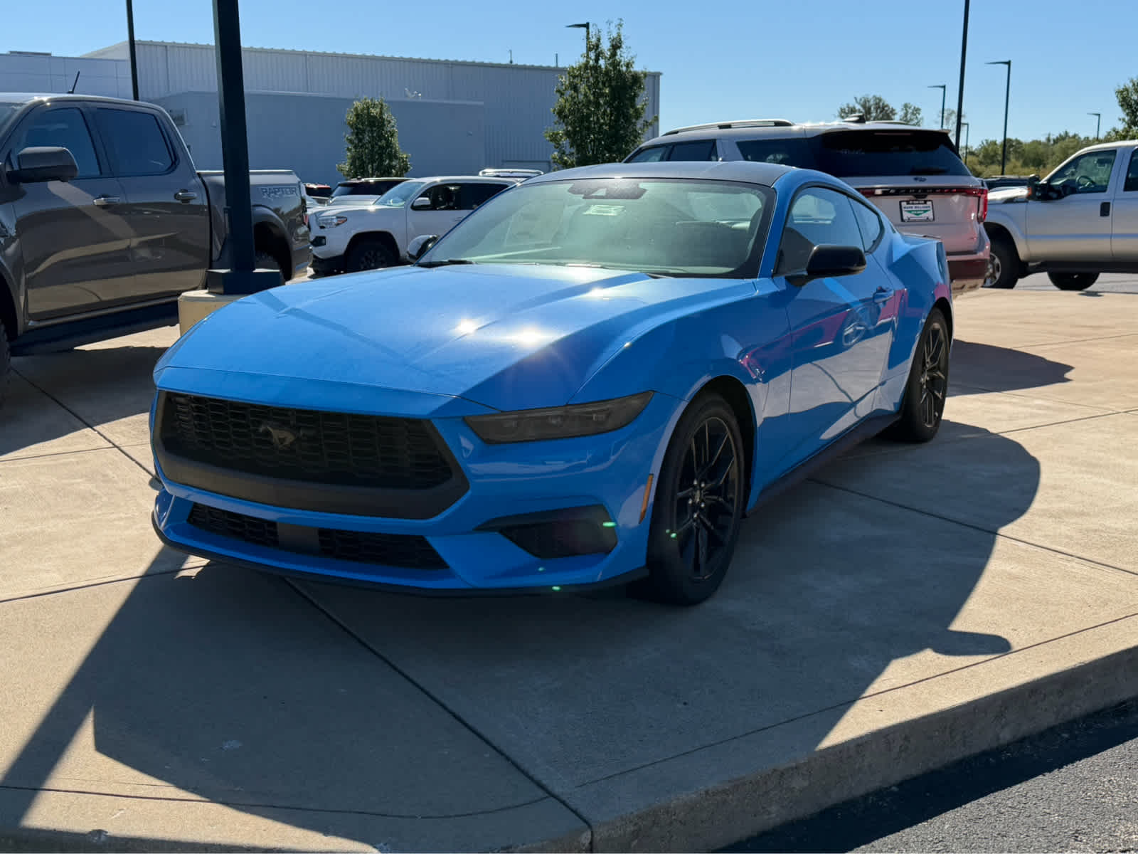 Grabber Blue Metallic 2026 Ford Mustang Coupe Rear-Wheel Drive Automatic