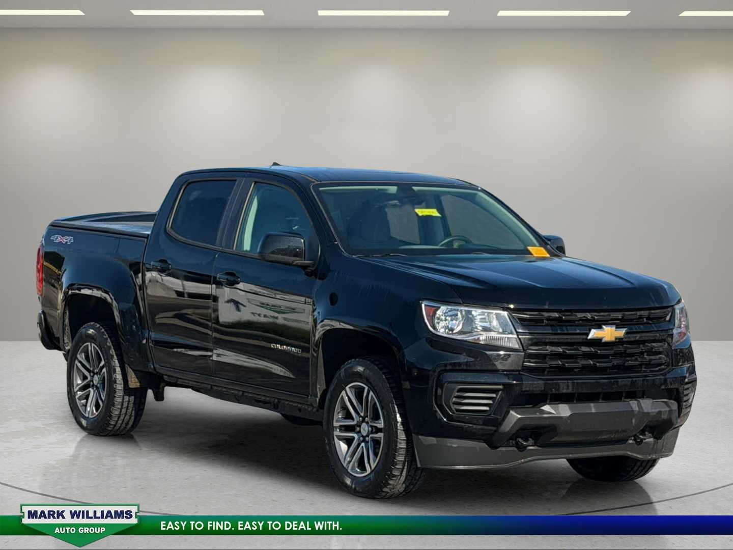 Black 2021 Chevrolet Colorado Pickup Truck Four-Wheel Drive 8-Speed Automatic