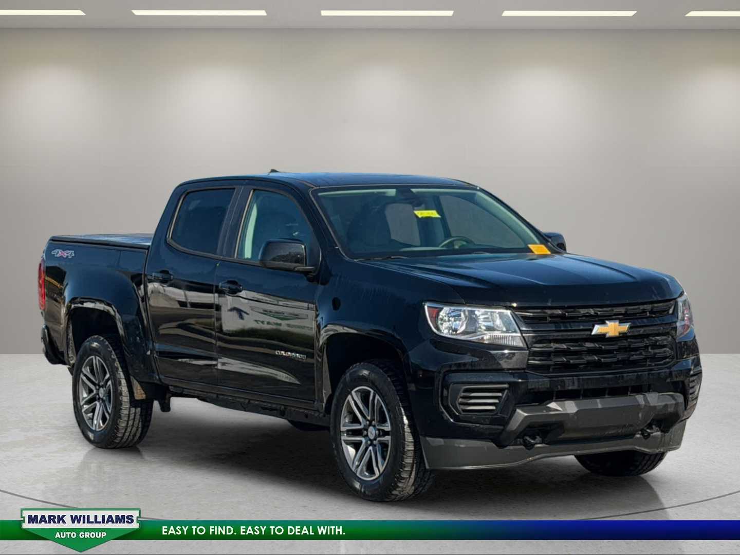 Black 2021 Chevrolet Colorado Pickup Truck Four-Wheel Drive 8-Speed Automatic