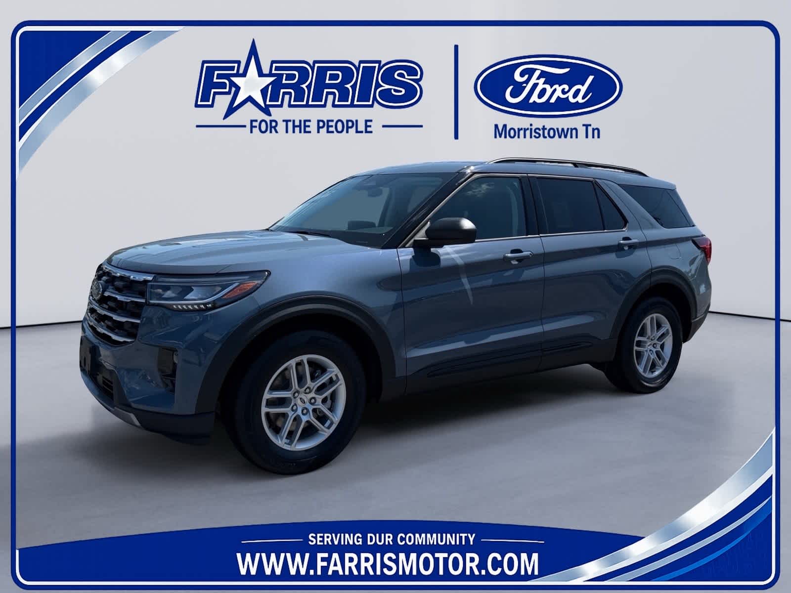 Vapor Blue Metallic 2026 Ford Explorer SUV / Crossover Rear-Wheel Drive Automatic