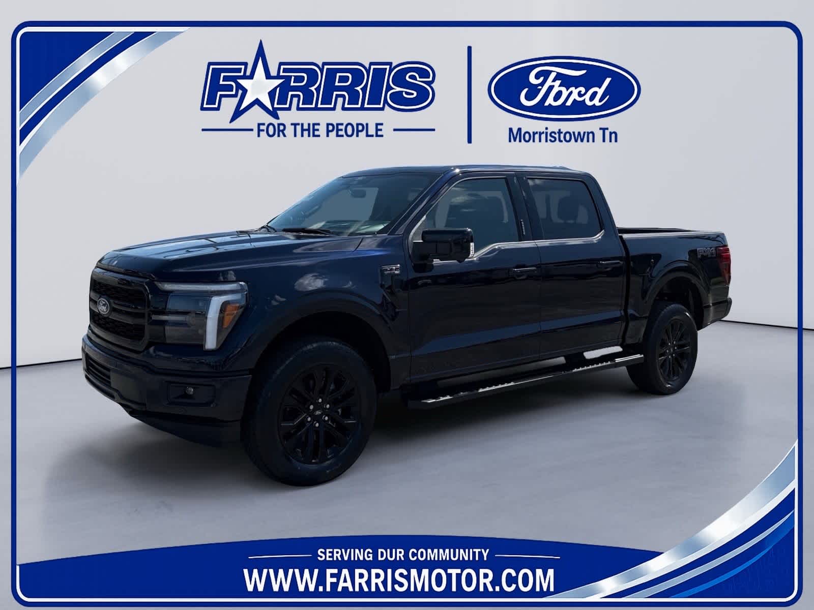Antimatter Blue Metallic 2026 Ford F-150 Pickup Truck Four-Wheel Drive Automatic