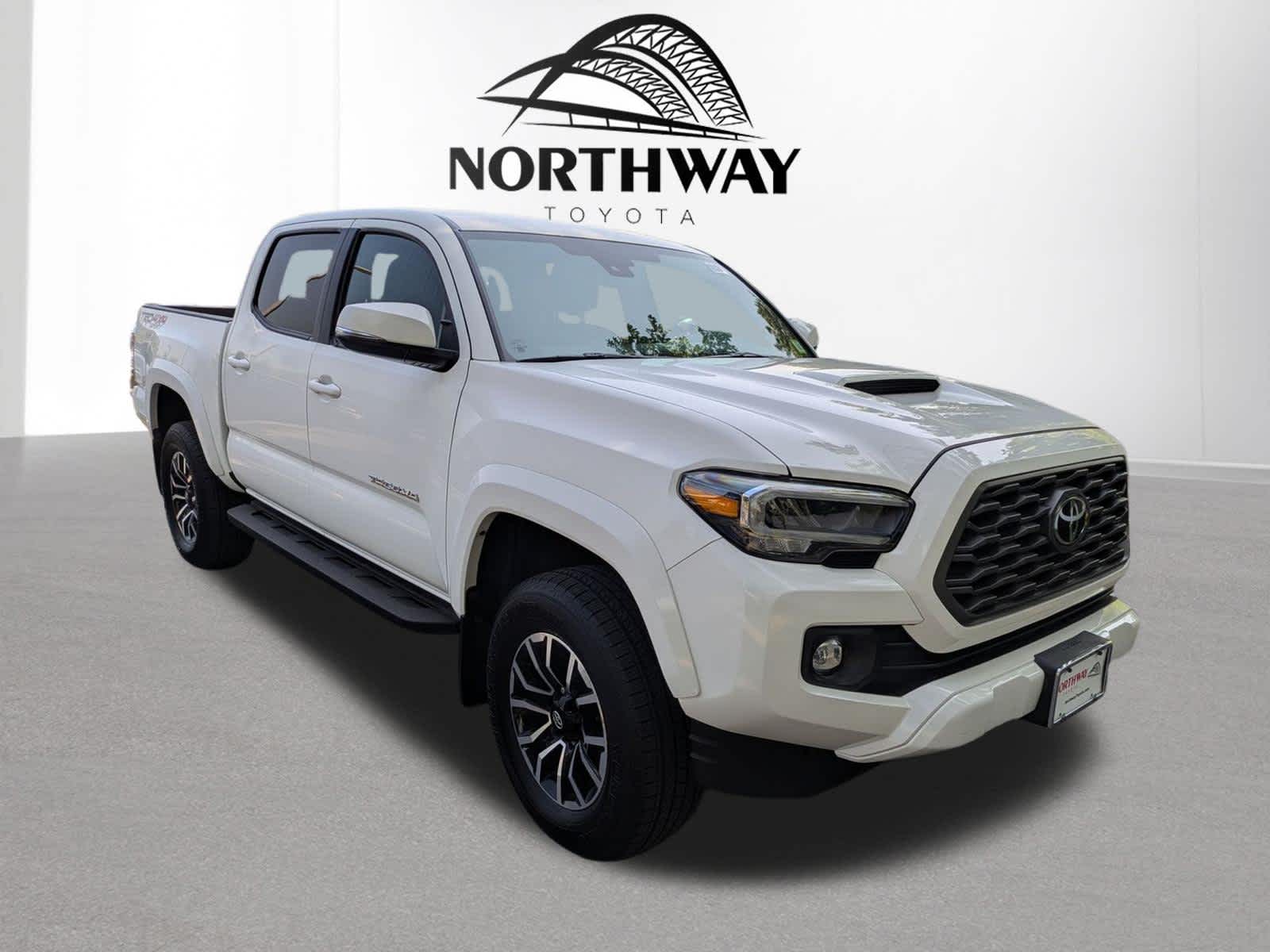 Super White 2020 Toyota Tacoma Pickup Truck Four-Wheel Drive 6-Speed Manual