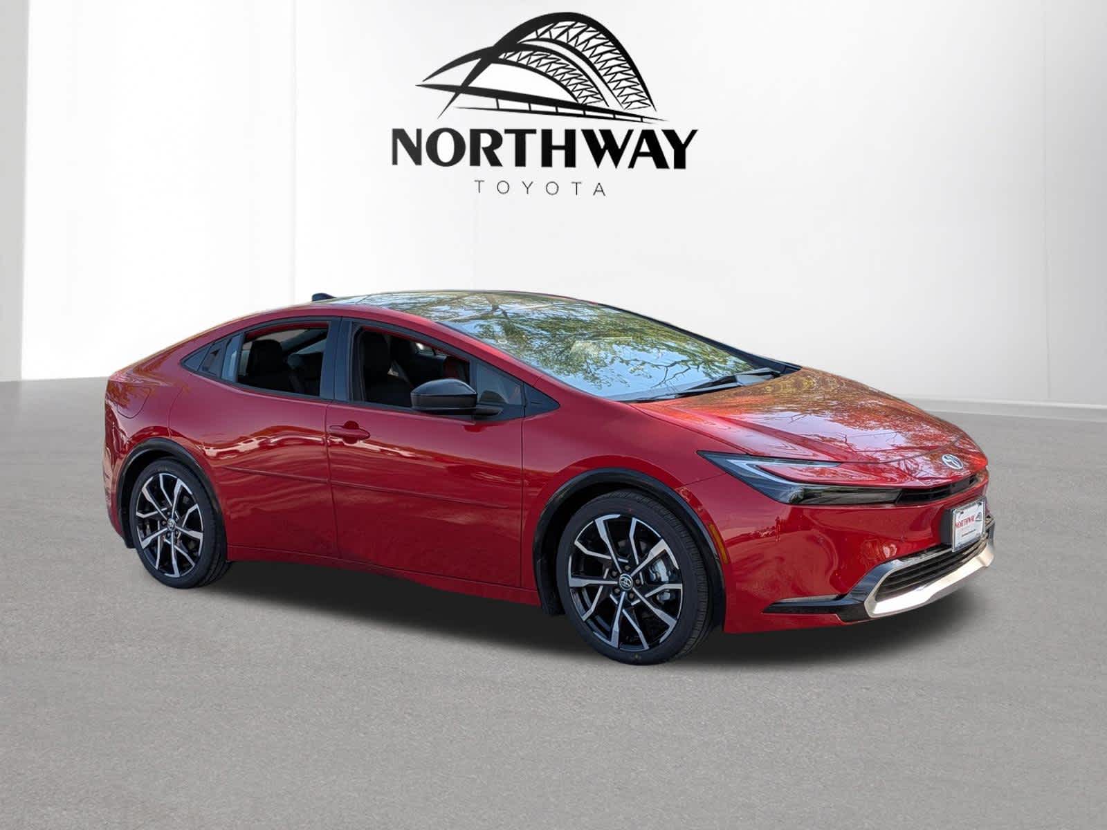 Supersonic Red 2026 Toyota Prius Plug-In Hybrid Hatchback Front-Wheel Drive Continuously Variable Transmission