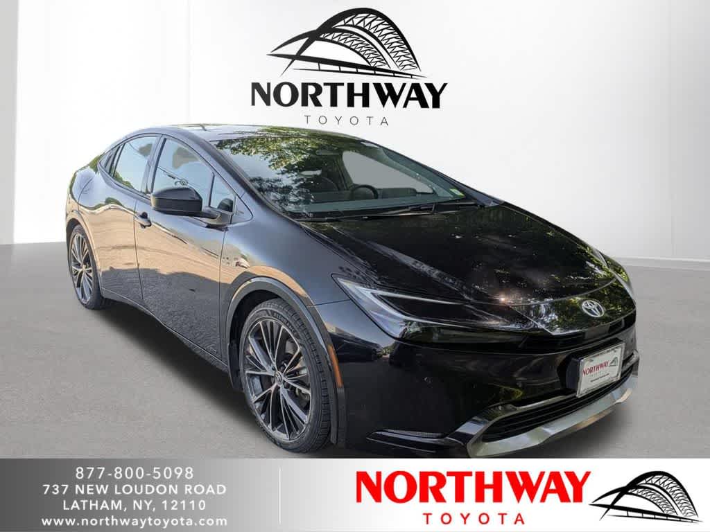 Midnight Black Metallic 2024 Toyota Prius Hatchback All-Wheel Drive Continuously Variable Transmission