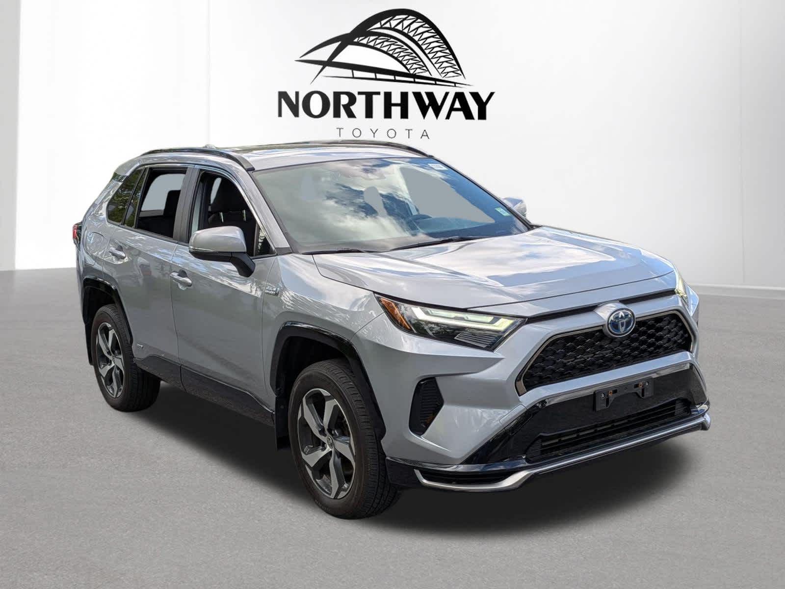 Silver Sky Metallic 2023 Toyota RAV4 Prime SUV / Crossover All-Wheel Drive Continuously Variable Transmission