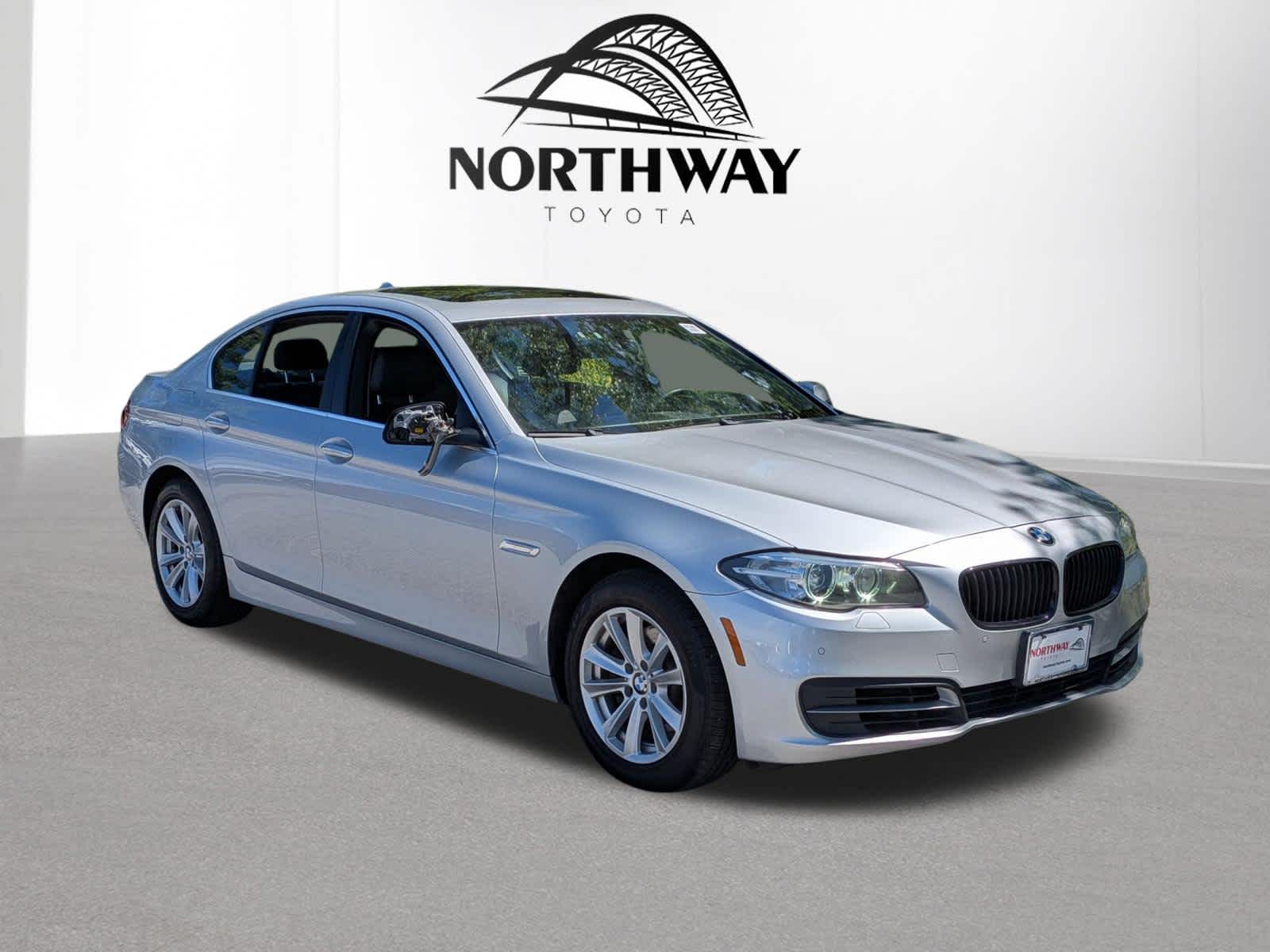 Silver 2014 BMW 5 Series Sedan All-Wheel Drive 8-Speed Automatic