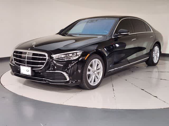 Black 2025 Mercedes-Benz S-Class S 500 4MATIC Sedan All-Wheel Drive 9-Speed Automatic