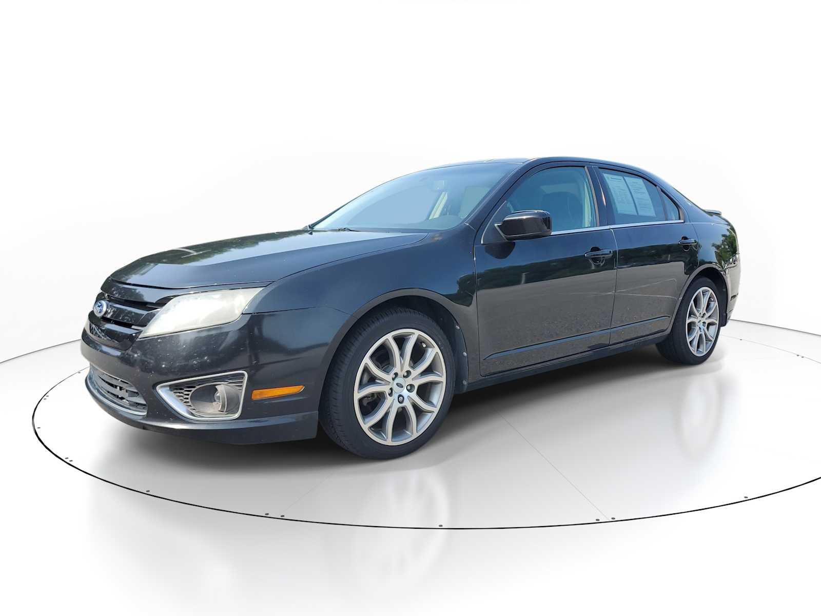 Tuxedo Black Metallic 2012 Ford Fusion Sedan Front-Wheel Drive 6-Speed Automatic