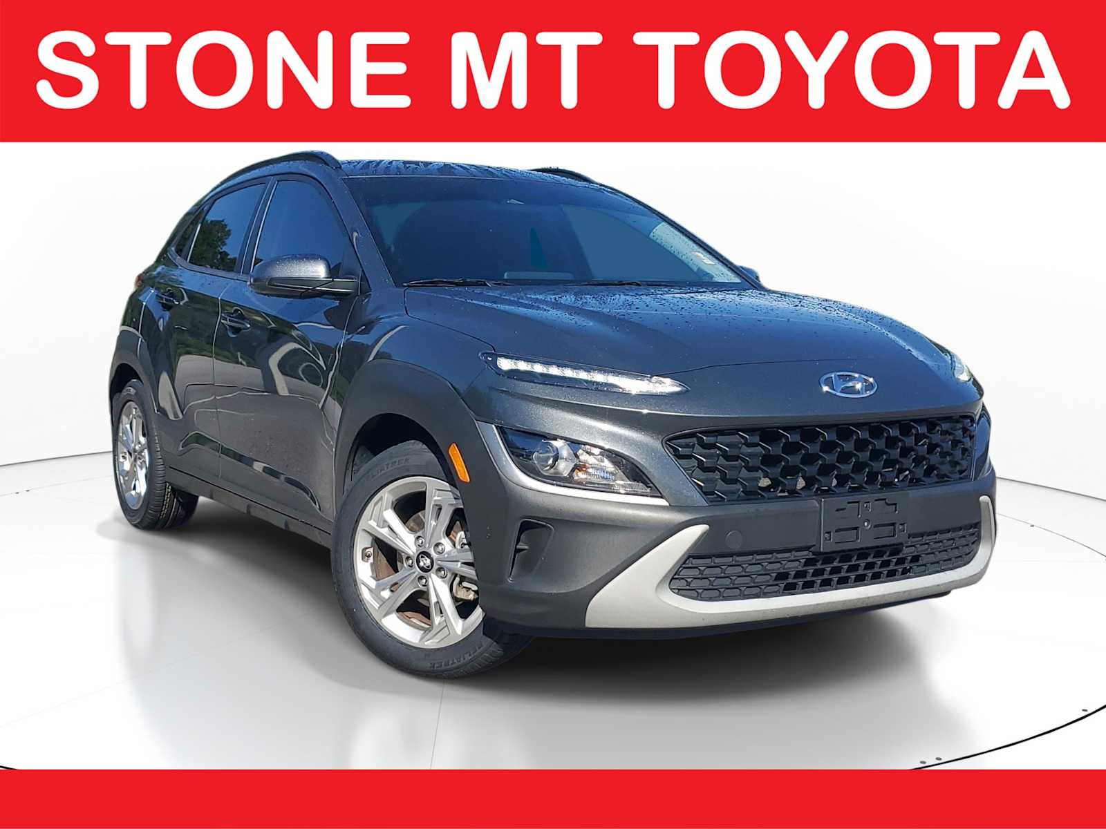 Thunder Gray 2022 Hyundai Kona SUV / Crossover Front-Wheel Drive Continuously Variable Transmission