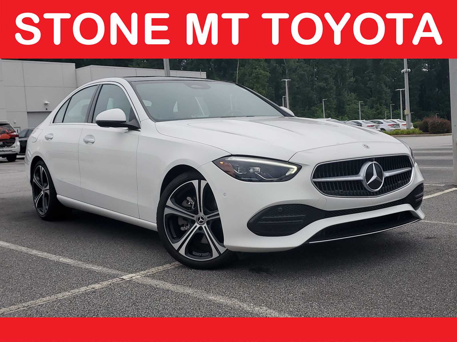 Polar White 2023 Mercedes-Benz C-Class Sedan Rear-Wheel Drive 9-Speed Automatic