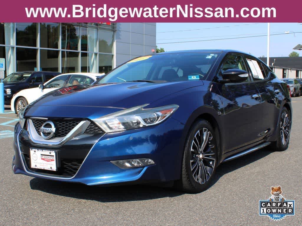 Deep Blue Pearl 2016 Nissan Maxima Sedan Front-Wheel Drive Continuously Variable Transmission