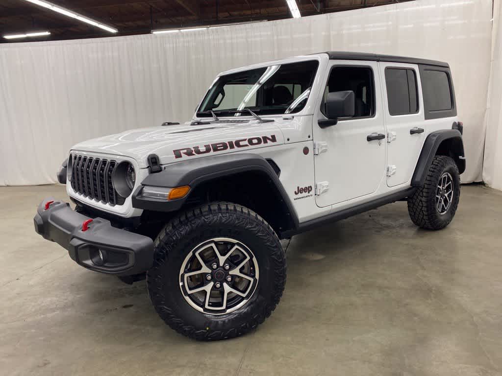 Bright White Clearcoat 2025 Jeep Wrangler SUV / Crossover Four-Wheel Drive 8-Speed Automatic