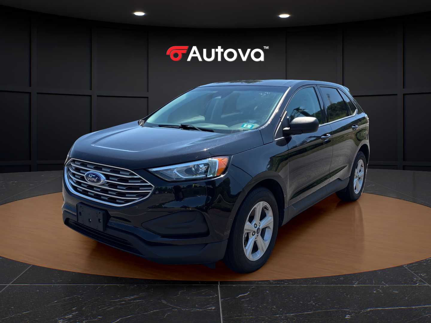 Agate Black 2019 Ford Edge SUV / Crossover All-Wheel Drive 8-Speed Automatic