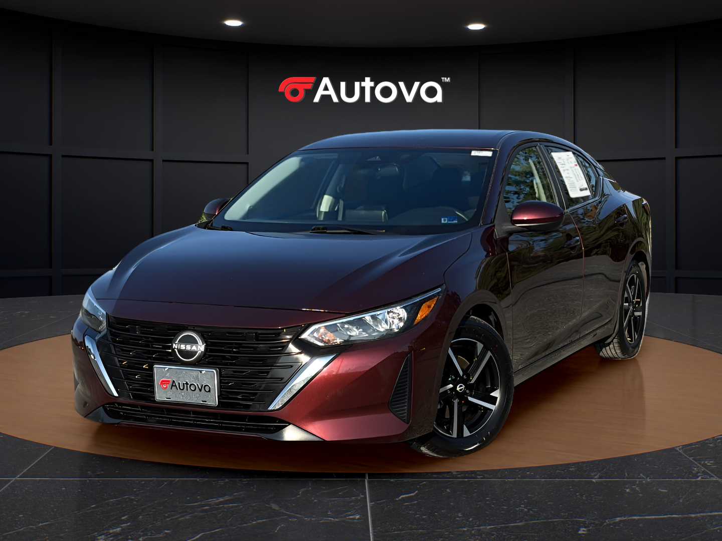 Rosewood Metallic 2025 Nissan Sentra Sedan Front-Wheel Drive Continuously Variable Transmission