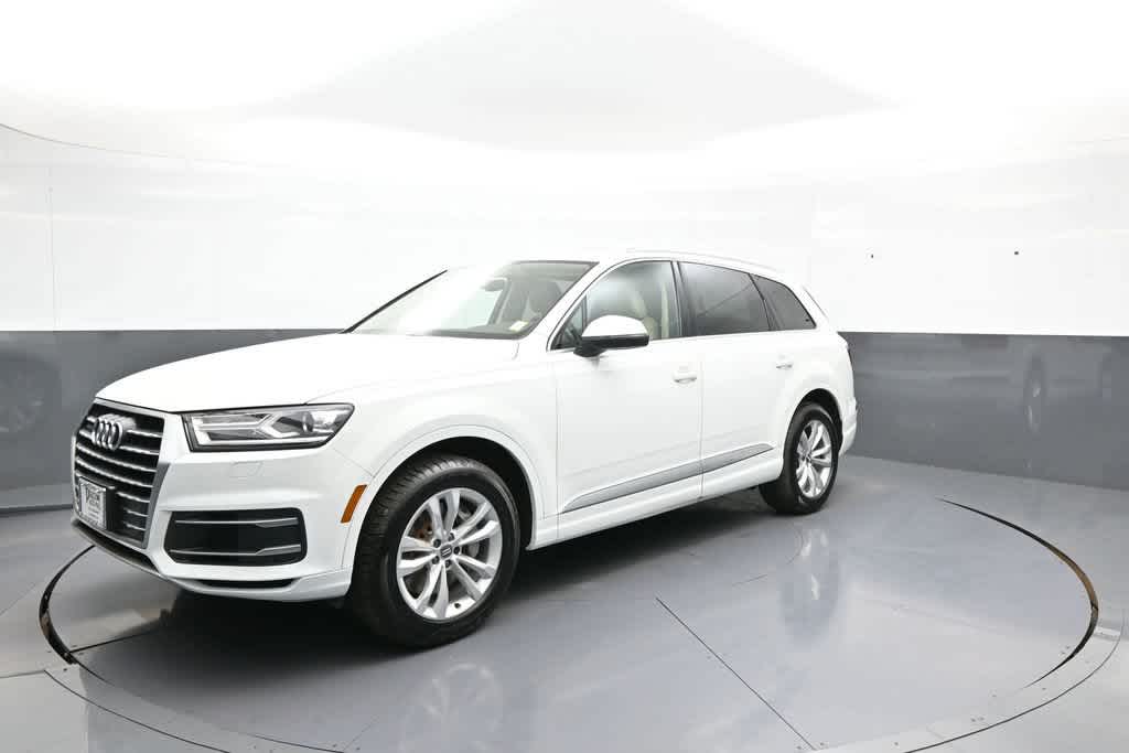 Glacier White Metallic 2019 Audi Q7 SUV / Crossover All-Wheel Drive 8-Speed Automatic