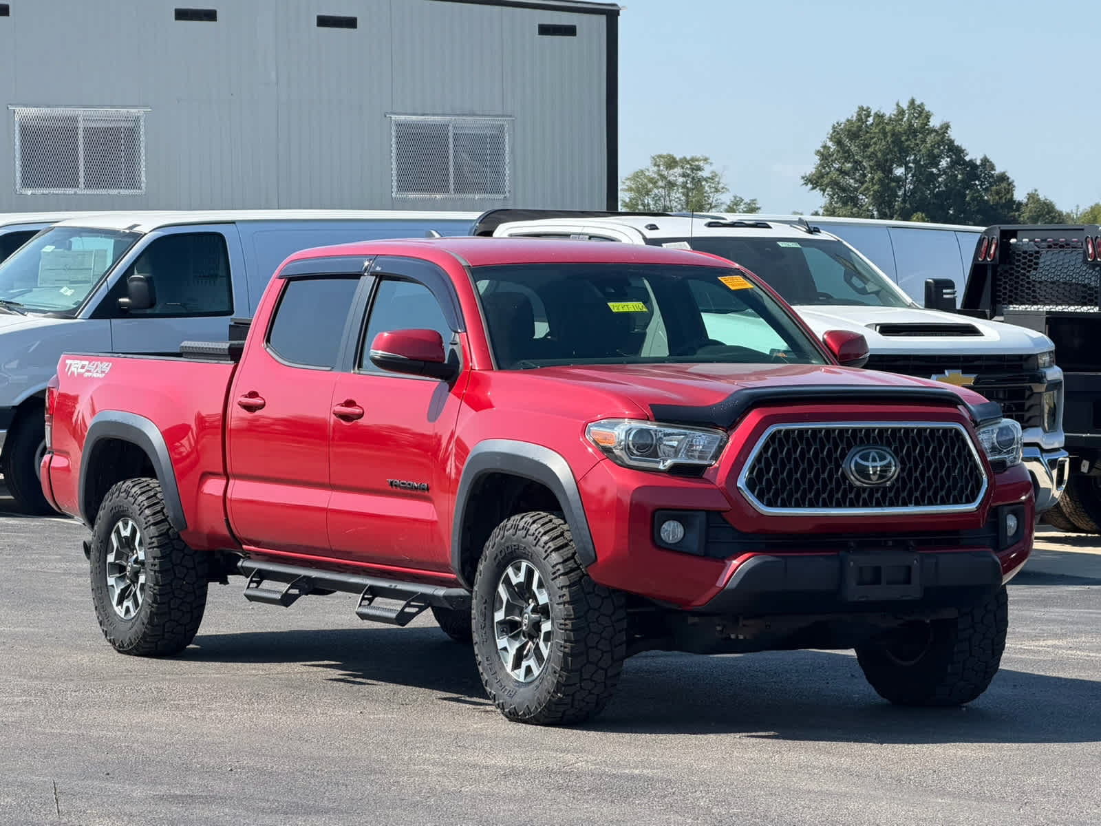 Barcelona Red Metallic 2018 Toyota Tacoma Pickup Truck Four-Wheel Drive 6-Speed Automatic