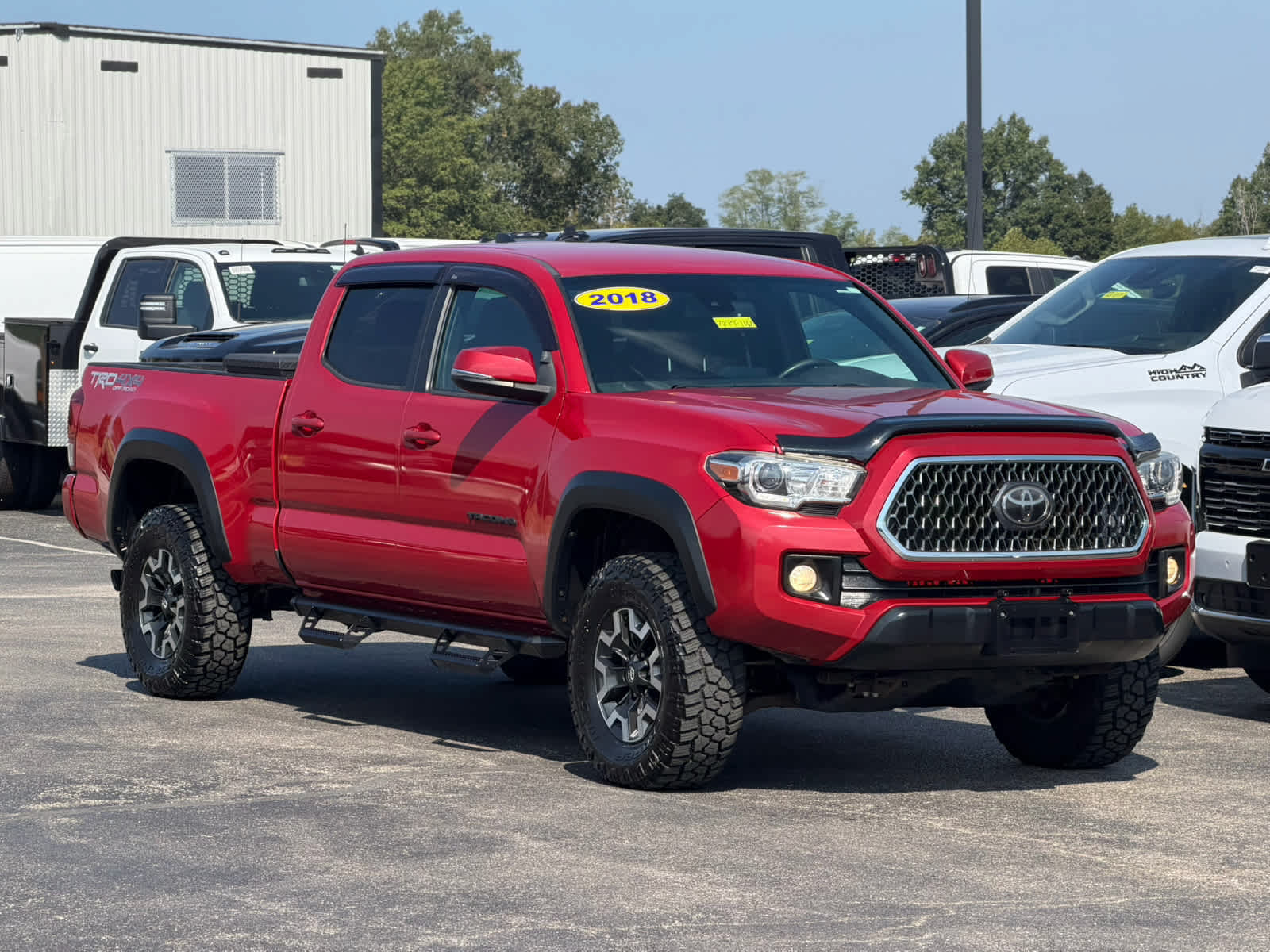 Barcelona Red Metallic 2018 Toyota Tacoma Pickup Truck Four-Wheel Drive 6-Speed Automatic