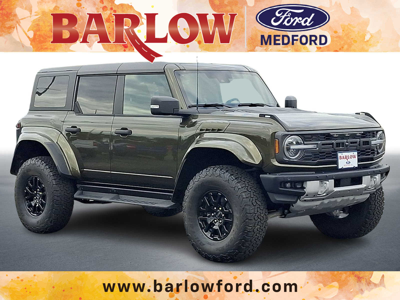 Shelter Green Metallic 2026 Ford Bronco Raptor SUV / Crossover Four-Wheel Drive Automatic