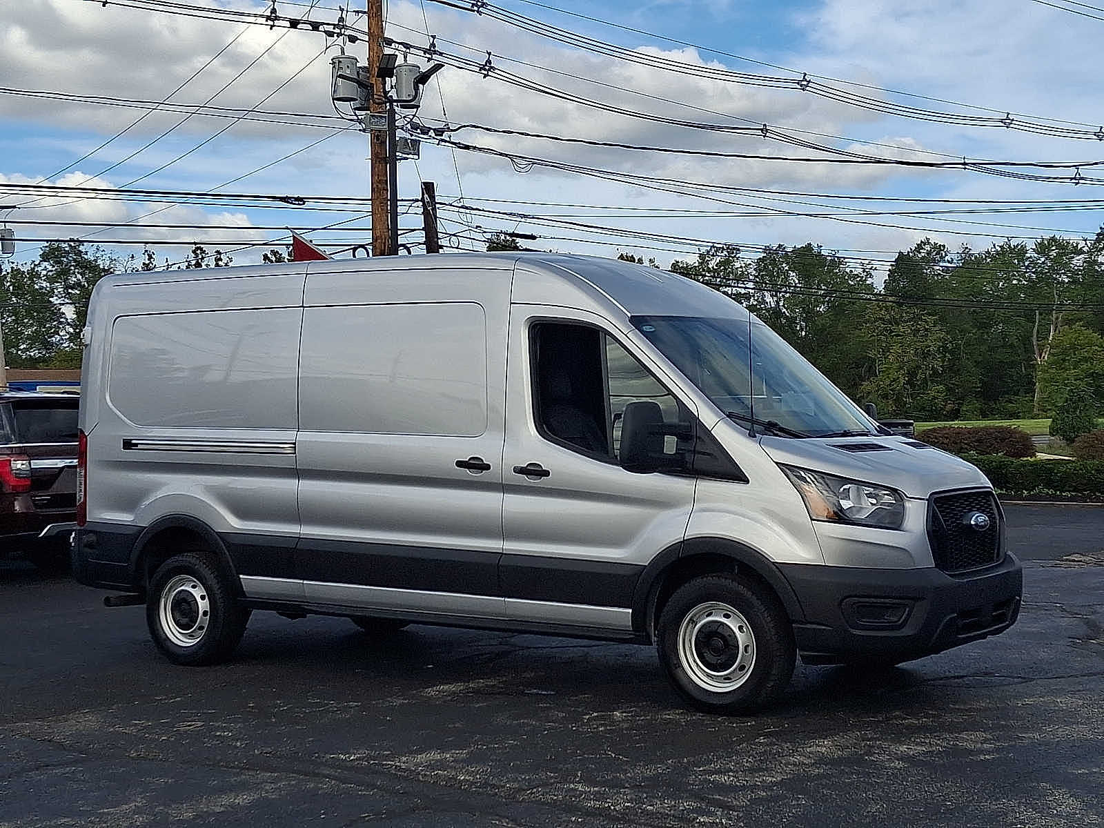 Ingot Silver Metallic 2024 Ford Transit Cargo Van Rear-Wheel Drive Automatic