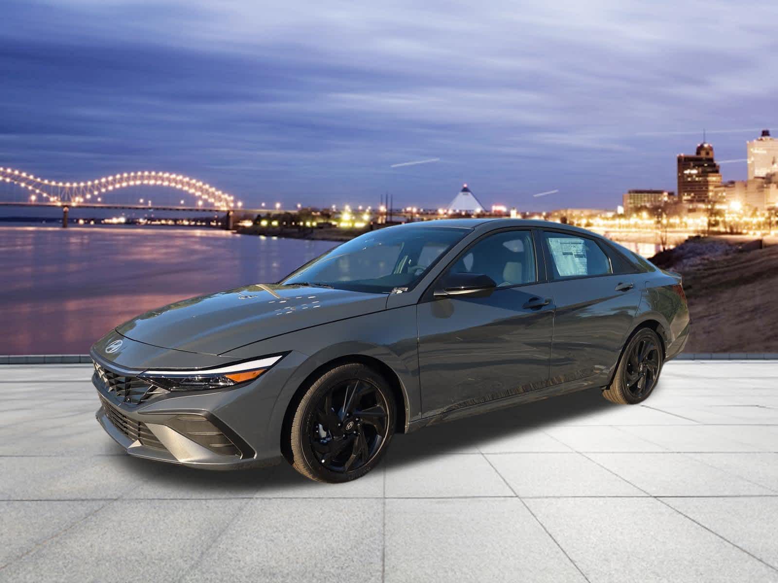 Ecotronic Gray 2026 Hyundai Elantra Sedan Front-Wheel Drive Continuously Variable Transmission