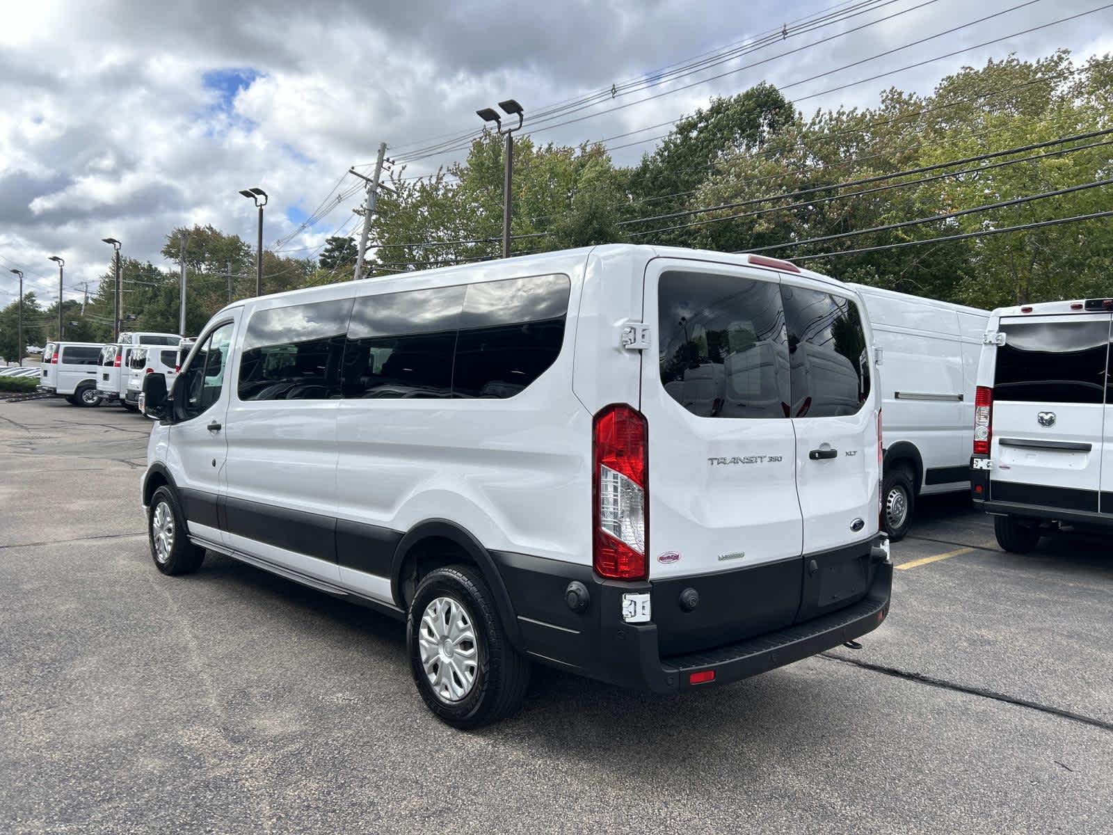 2024 Oxford White Ford Transit Passenger XLT RWD Van