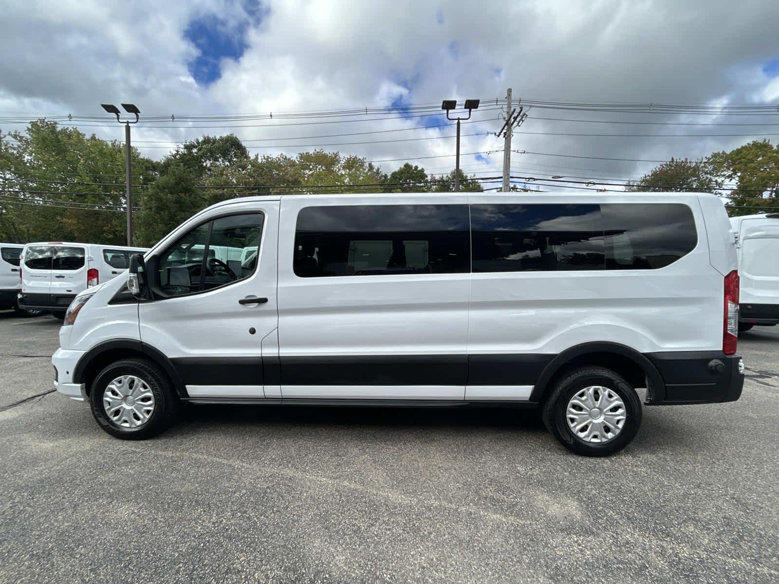 2024 Oxford White Ford Transit Passenger XLT RWD Van
