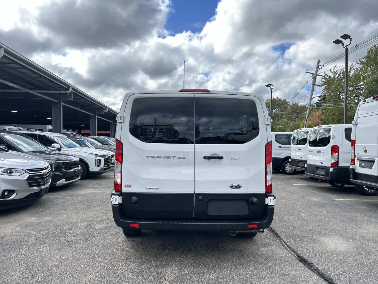 2024 Oxford White Ford Transit Passenger XLT RWD Van