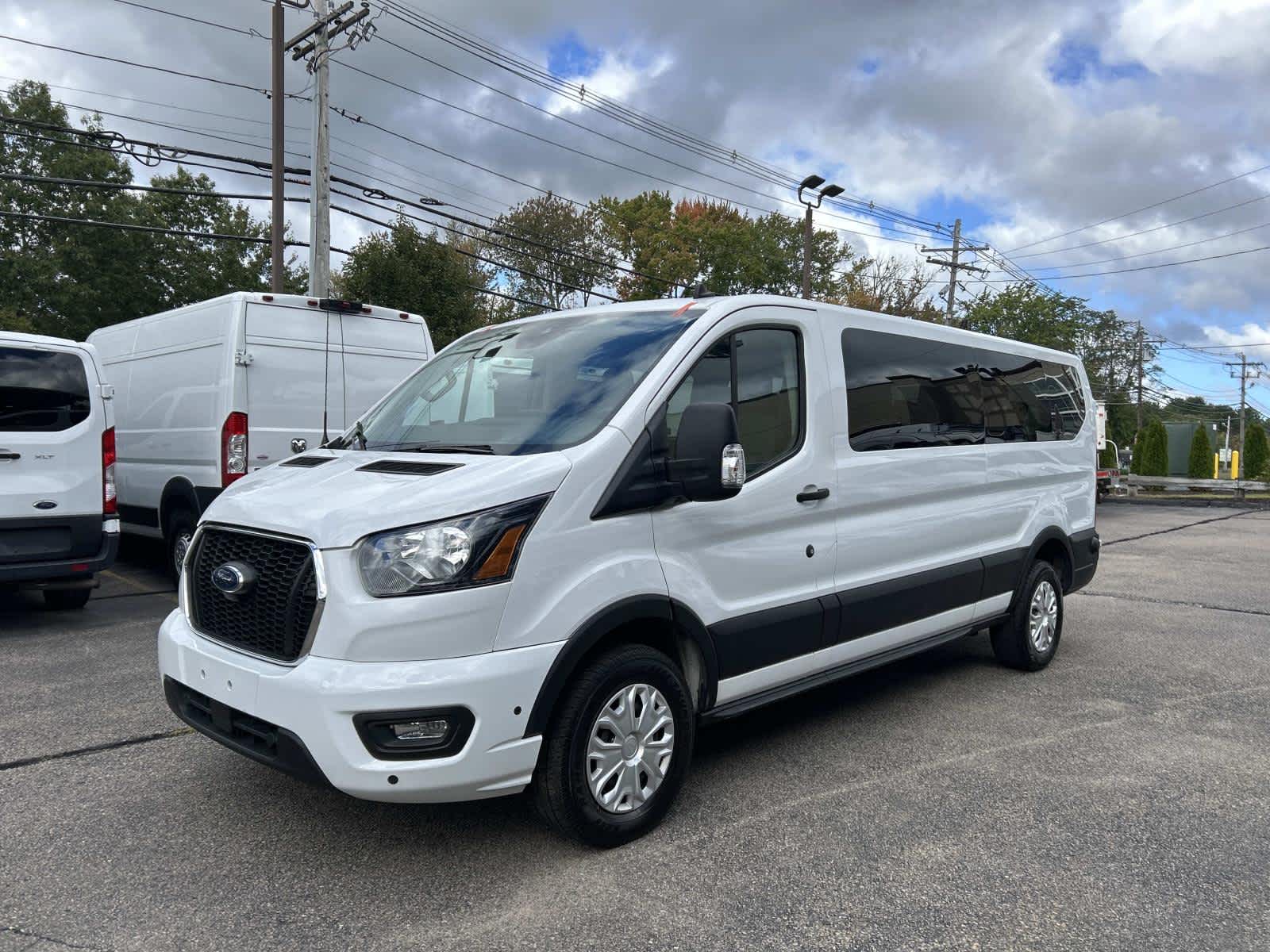 2024 Oxford White Ford Transit Passenger XLT RWD Van