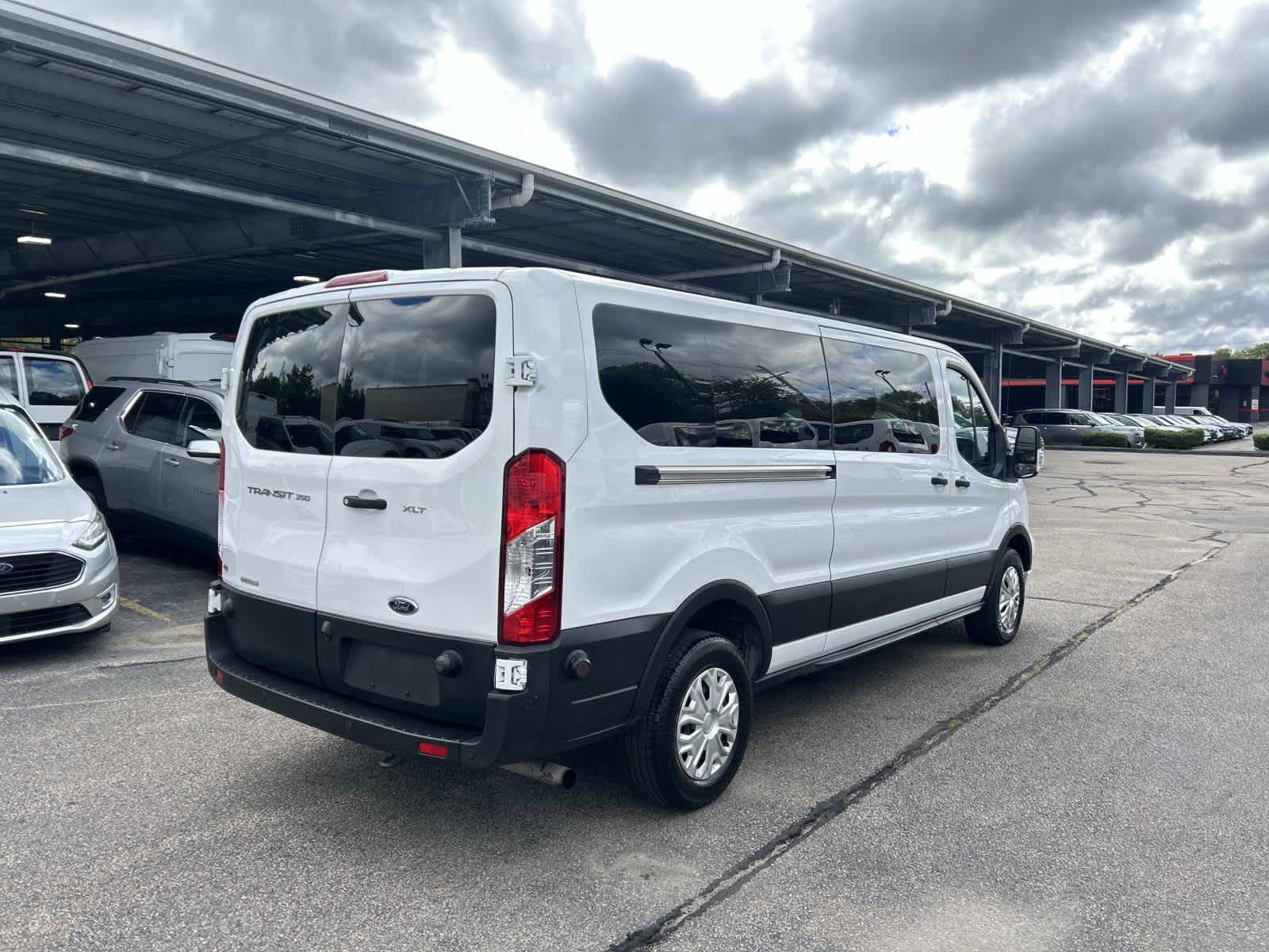 2024 Oxford White Ford Transit Passenger XLT RWD Van