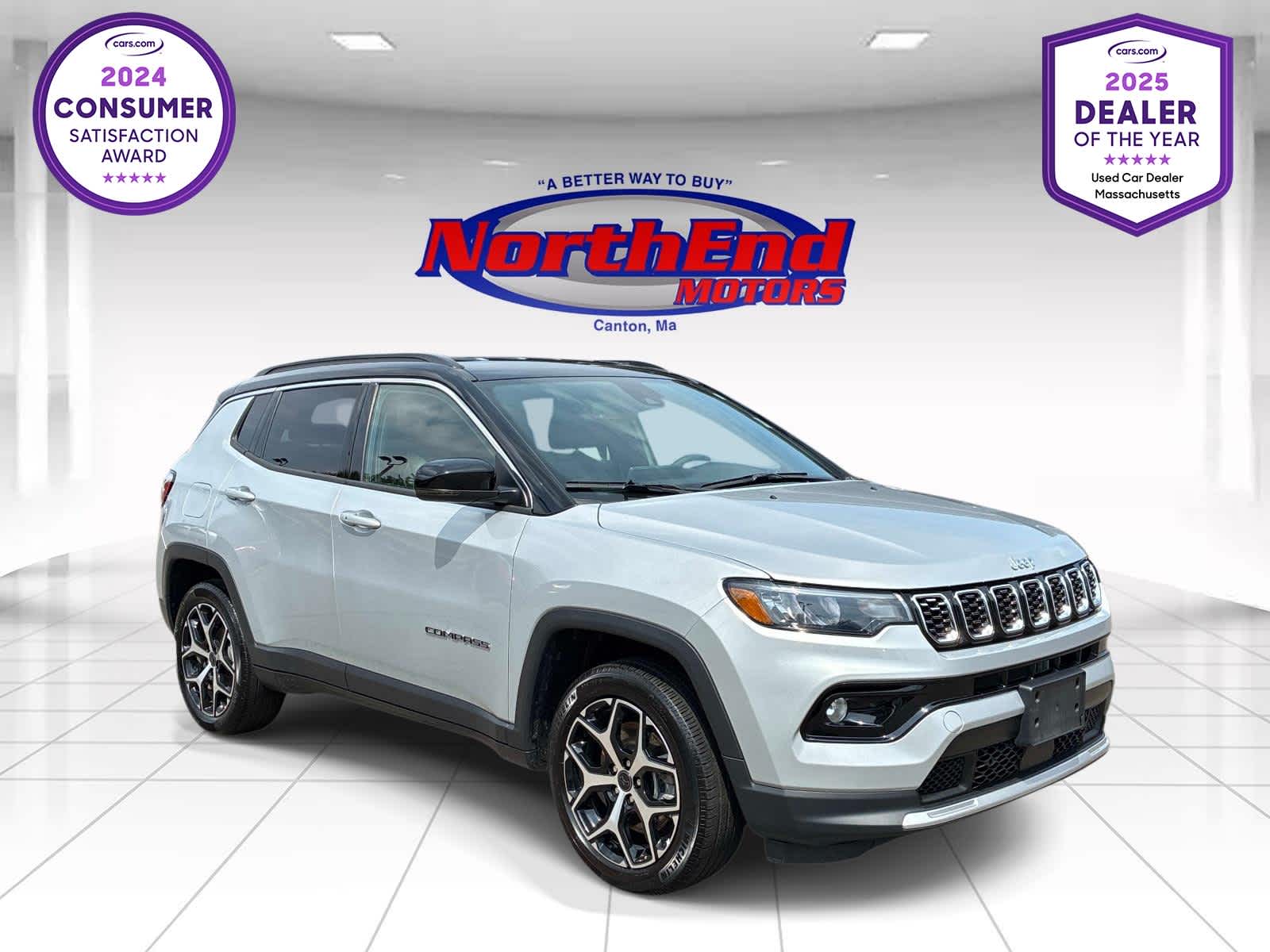 Silver Zynith Metallic Clearcoat 2025 Jeep Compass SUV / Crossover Four-Wheel Drive 8-Speed Automatic