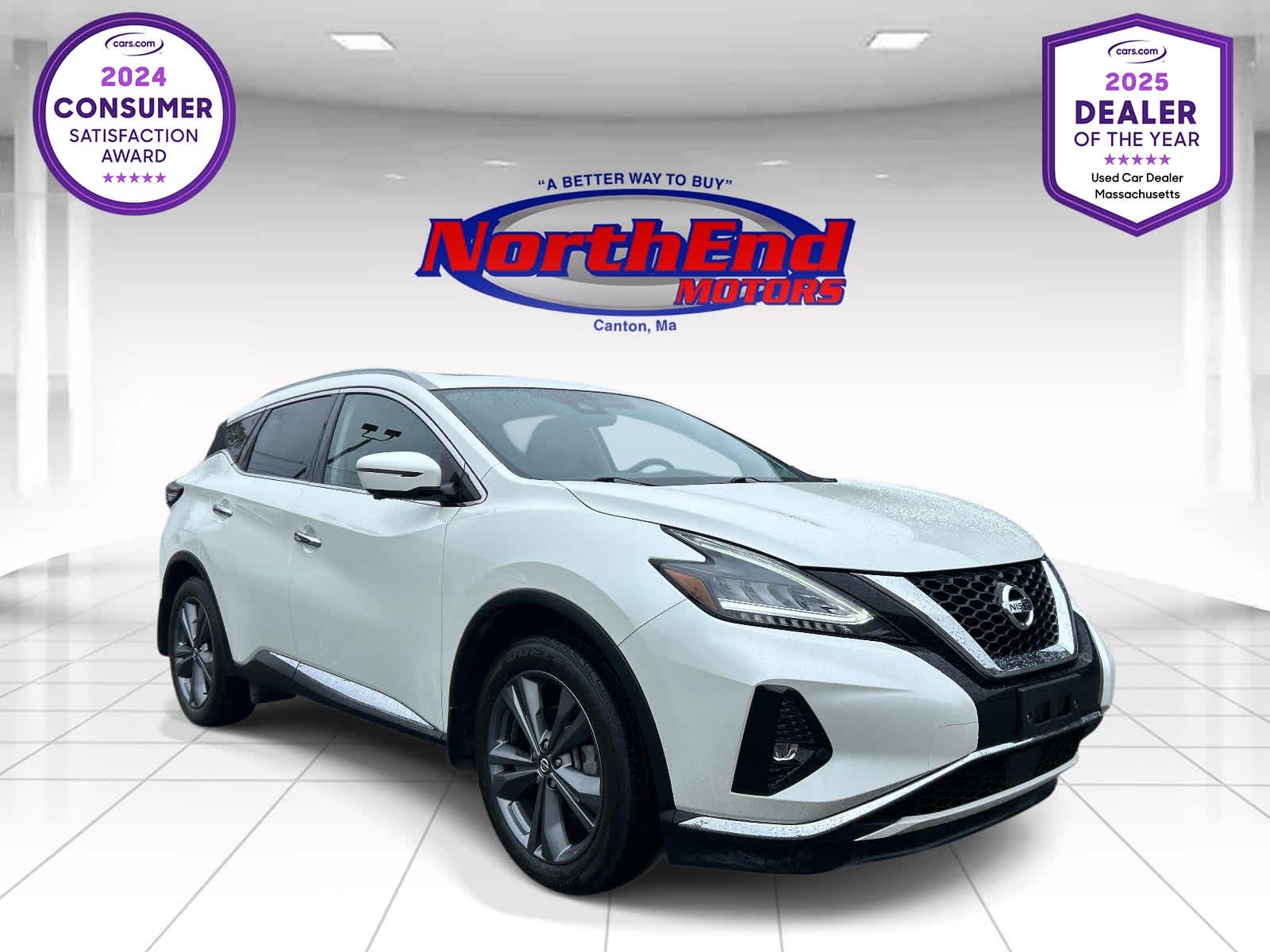 Pearl White Tricoat 2021 Nissan Murano SUV / Crossover All-Wheel Drive Continuously Variable Transmission